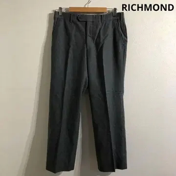 RICHMOND 울 100% 그레이 슬랙스 88 구제 의류 vintage
