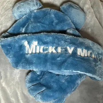 디즈니 머플러 팬캡 파랑