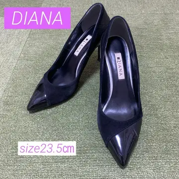 DIANA 블랙 하이힐 펌프스