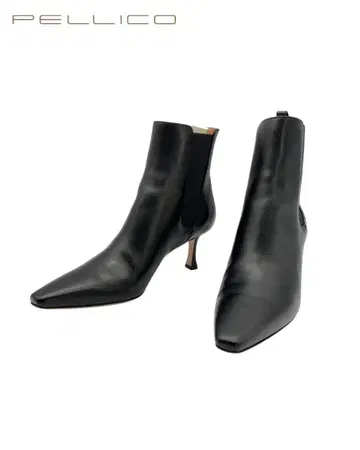 [ 미사용 ] PELLICO VENERE 사이드 고어 힐 부츠 39