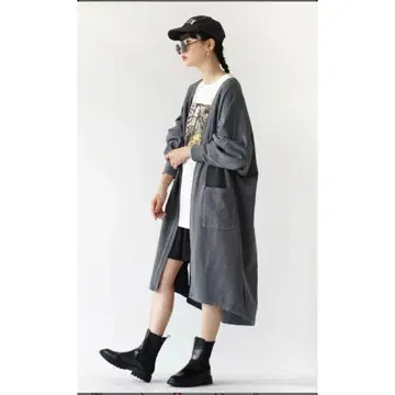 가격 인하. 빈티지 라이크 맨투맨 롱 가디건