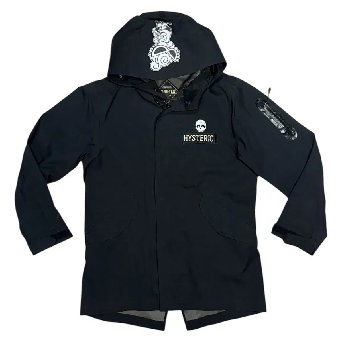 X Japan Hide Rocket Dive Lemoned Jacket Raincoat Nylon Parka Size