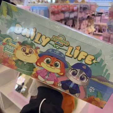 주토피아2 MINISO 모듬 박스 6개 봉제 인형 도시 주민 시리즈