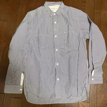 써니 스포츠 스트라이프 버튼 다운 셔츠