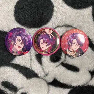 와타라이 히바리 니지산지 VOLTACTION 캔뱃지 IMPACT