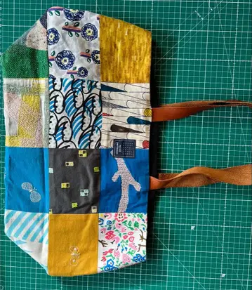 미나 페르호넨 패치워크 디자인 토트백