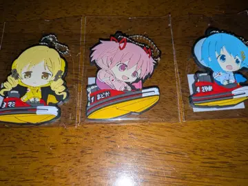 마도카 마기카 러버 키링 3개