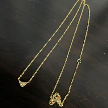 새상품급/아가트 다이아몬드/k10 목걸이