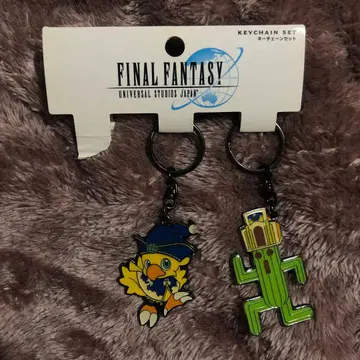 파이널 판타지 USJ 초코보 선인장 키링 2018