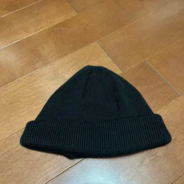 RACAL 블랙 니트 모자 Made in Japan