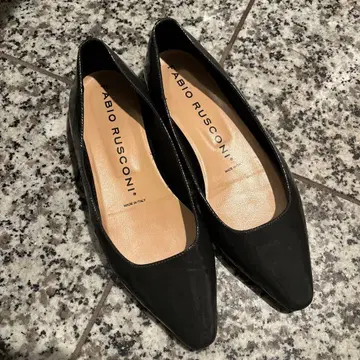 파비오 루스꼬니 블랙 펌프스 37