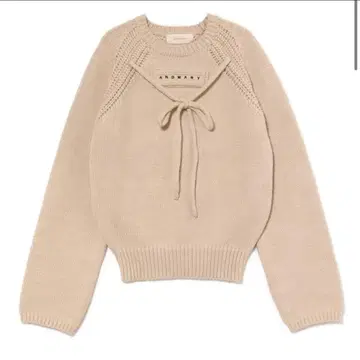 andmary Casey knit tops 베이지