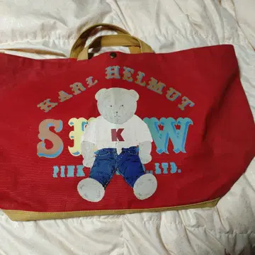 KARL HELMUT 테디베어 토트백