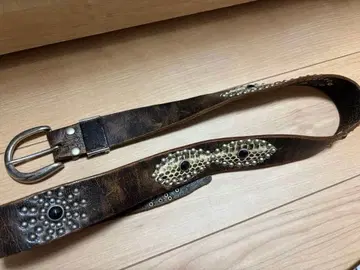 스터드 장식 벨트 약 107cm