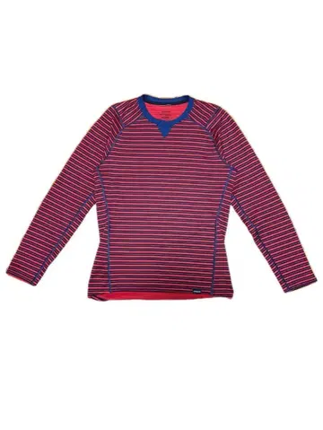 patagonia 긴팔 T셔츠 S 사이즈 빨간색/파랑 스트라이프