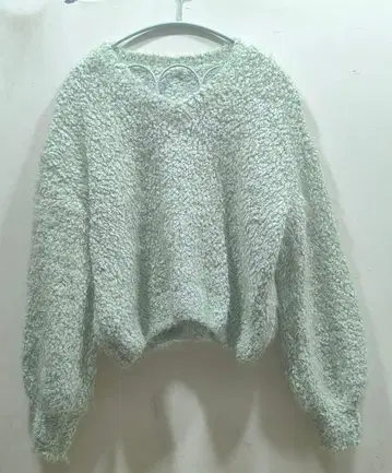 포근포근 V넥 스웨터 그레이