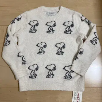 택 포함 새상품 젤라또피케 스누피 풀오버