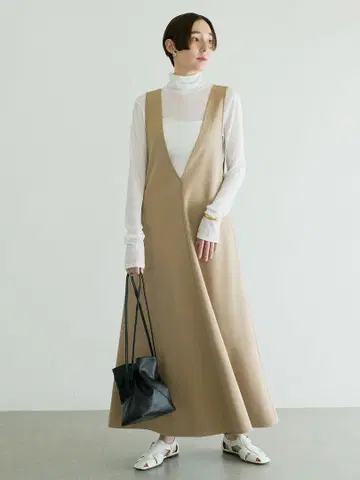 GALLARDAGALANTE 플레어 오버롤 스커트