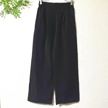 HEREIAM 헤레이암 와이드 팬츠 사이즈 3 블랙 허리밴딩