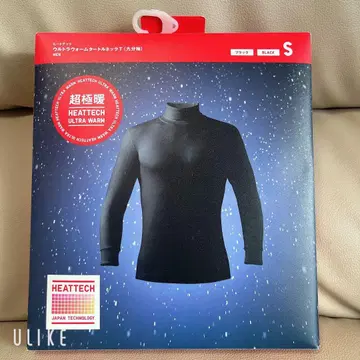 UNIQLO 유니클로 울트라 웜 넥 터틀 T 초극난 S