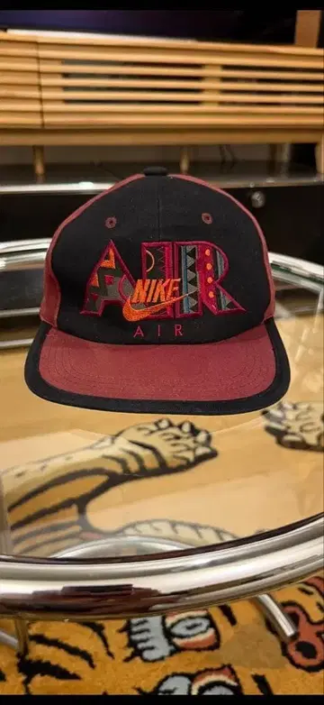 Nike AIR 자수 캡 네이비/버건디