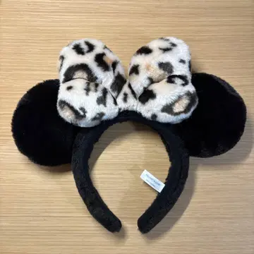 미니 레오파드 무늬 머리띠