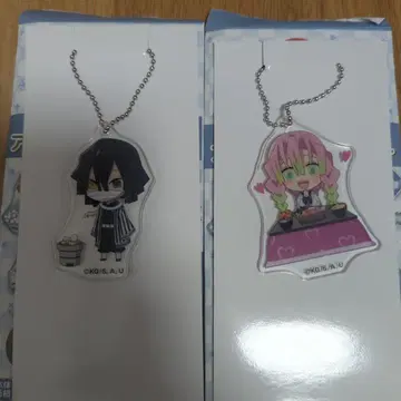 귀멸의 칼날 로손 Loppi HMV 한정판 아크릴 키링 이구로 칸로지