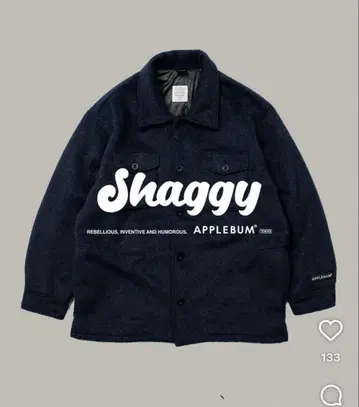 applebum 샤기 자켓