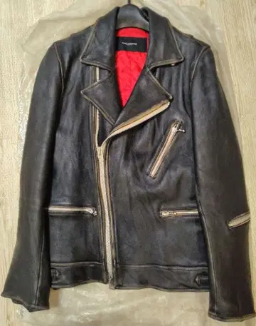 NANO UNIVERSE 더블 라이더 자켓 양가죽