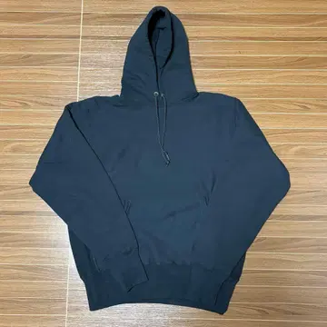 [ Camber ] 크로스 니트 풀오버 후드티 232 블랙 M