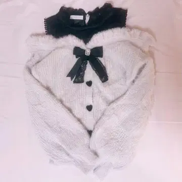 LIZLISA 레이어드 스타일 어깨 트임 니트 핑크