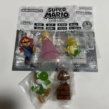슈퍼 마리오 메지루시 액세서리 2종 전 5개 세트