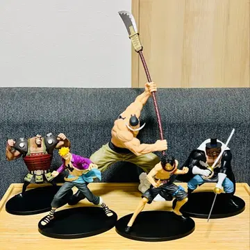 ONE PIECE 흰 수염 해적단 새상품급 5체 세트 박스 없음