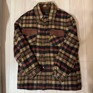 60s JC Penney CPO 자켓 체크 무늬 빈티지