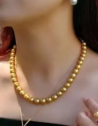 골든 펄 목걸이 46cm