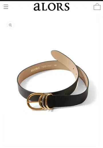 aLORS 파리스 블랙 가죽 벨트 70 사이즈