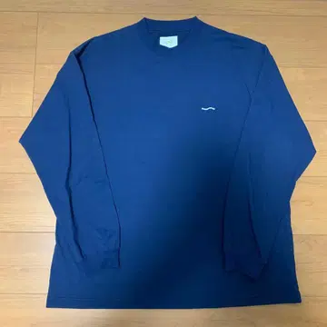 KOKE 네이비 빅 실루엣 긴팔 티셔츠