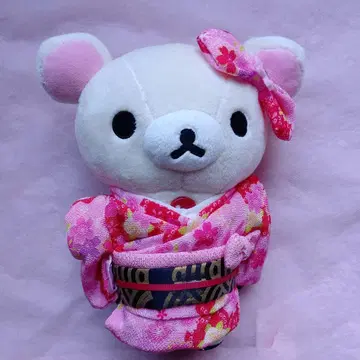 리락쿠마 봉제 인형 기모노 코리락쿠마