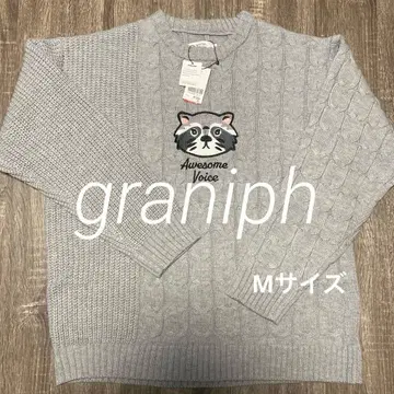 graniph 그라니프 오썸보이스 아라이 너구리 니트