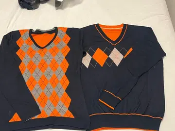 리버서블 스웨터 페어 (남녀 2벌 세트)