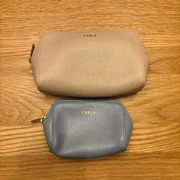 FULLA 훌라 파우치 2세트 베이지 블루