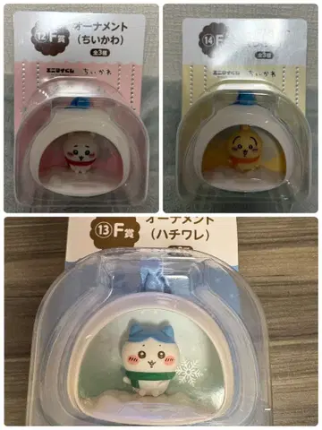 치이카와 에니마이 복권 오너먼트 3개 세트