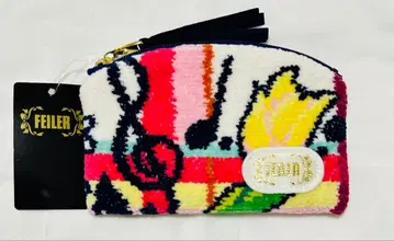 페이러 FEILER Chesty 콜라보 플라워 멜로디 미니 파우치