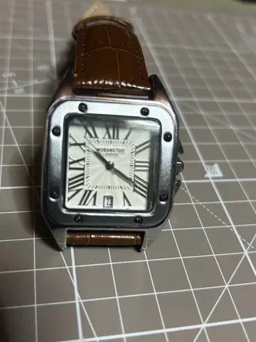 스퀘어 시계 / 쿼츠 / 달력