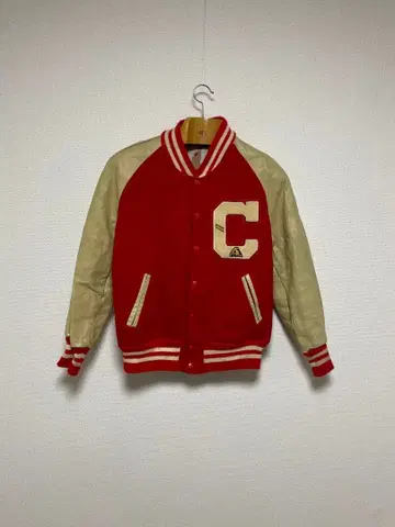 60s USA제 레터드 아워드 자켓 바시티 자켓 아메카지 와펜