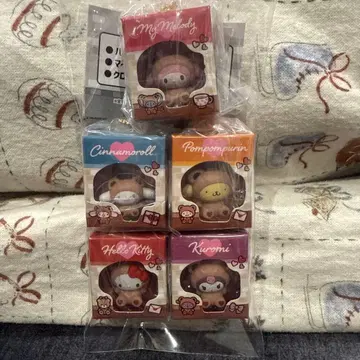 산리오 캐릭터즈 미니어처 패키지 컬렉션 전 5종 컴플리트