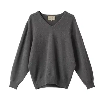 DEMYLEE JOVIE 캐시미어 하이 V넥 니트 풀오버