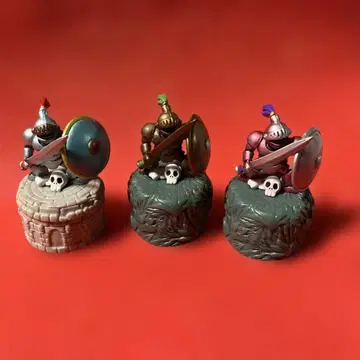 기사 피규어 3체 세트 스퀘어 에닉스 2003년