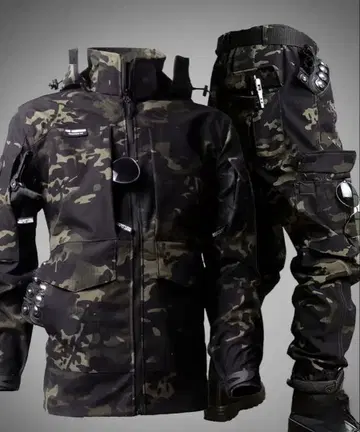 밀리터리 카모플라쥬 방한 자켓 속기모 L