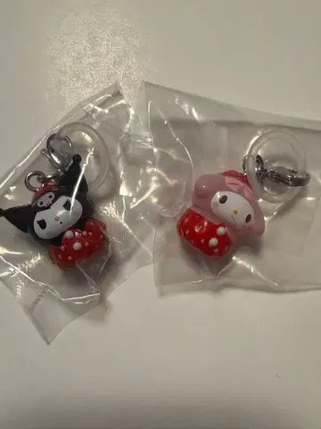 산리오 딸기 메지루시 액세서리 딸기 마이멜로디 쿠로미 메로쿠로